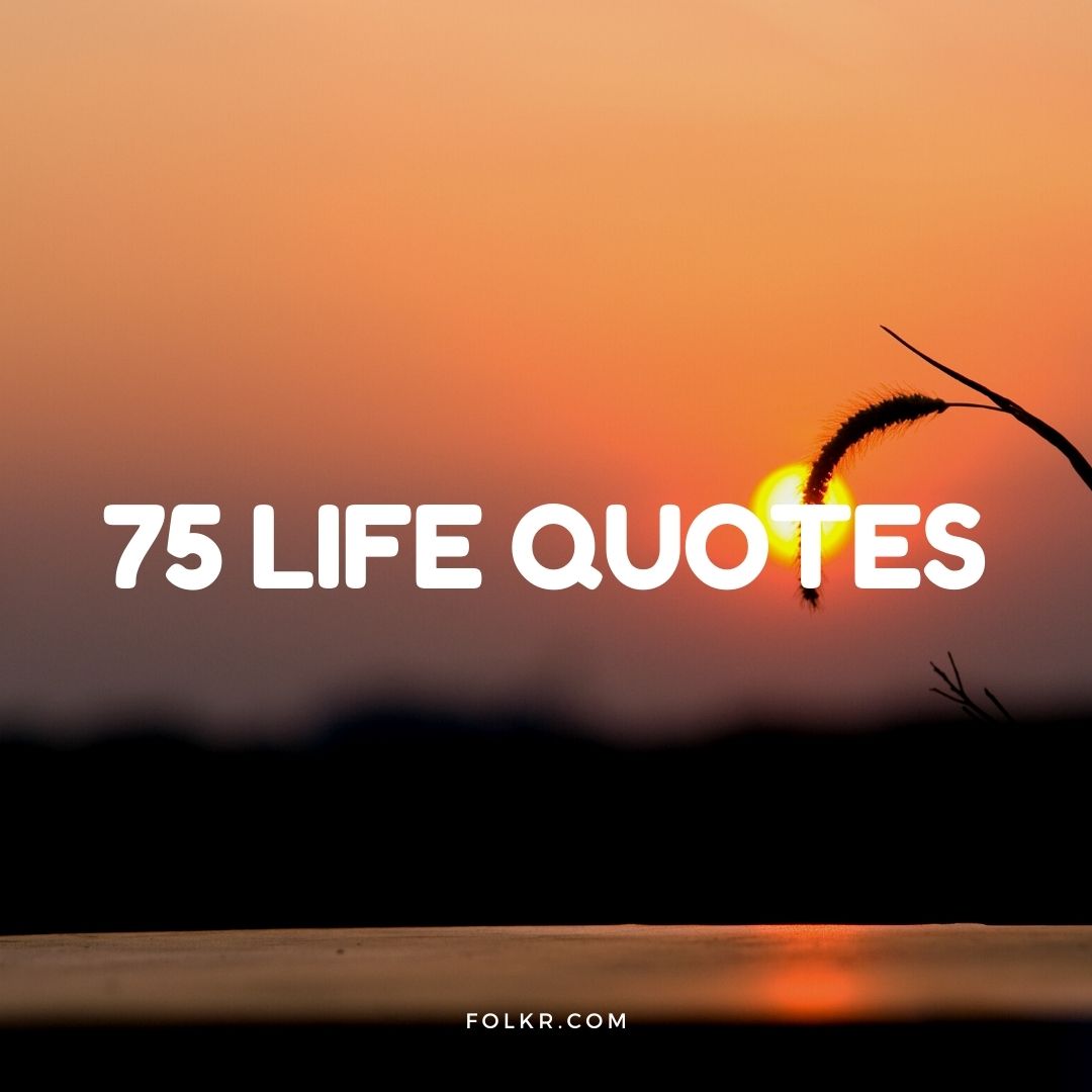 75 Life Quotes
