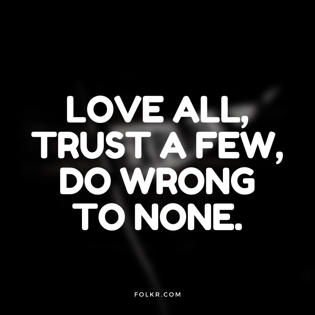 Trust Love Quote